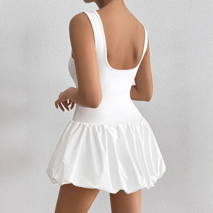 Damen strapless swimsuit dress with voluminous skirt Mirla-Eva Jonsson