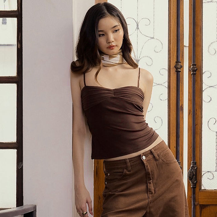 Damen strapless top with refined draping Mirla-Eva Jonsson