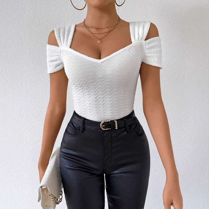 Damen strapless top with texture Mirla-Eva Jonsson