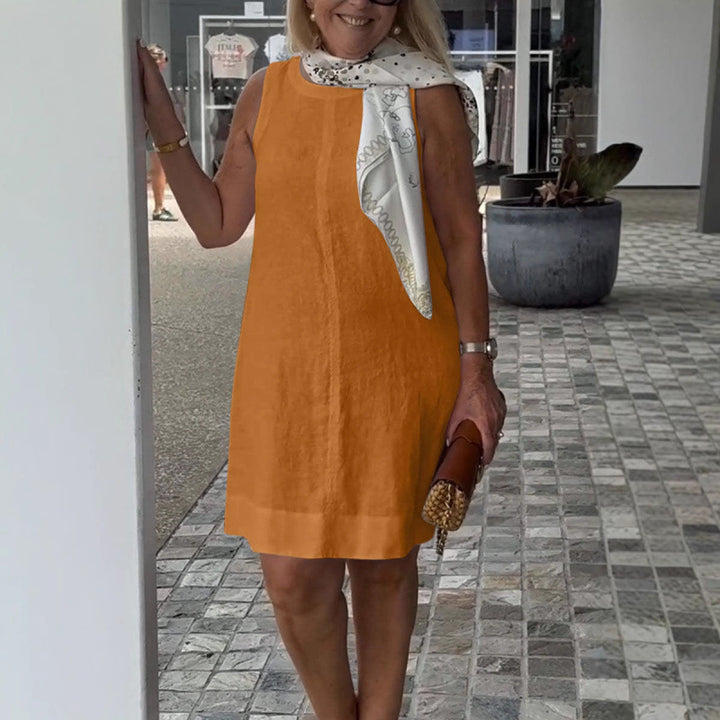 Damen trendigt sommarklänning Eva Jonsson-Eva Jonsson