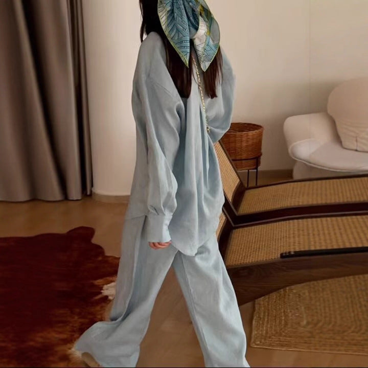 Damen vid culotte-byxor med elastisk midja Mirla-Eva Jonsson
