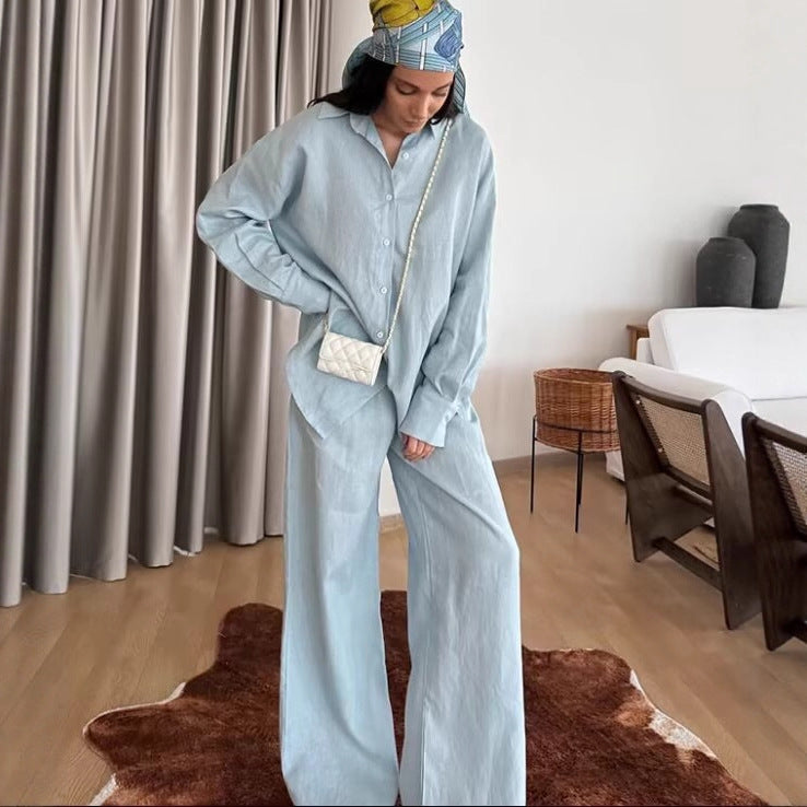 Damen vid culotte-byxor med elastisk midja Mirla-Eva Jonsson
