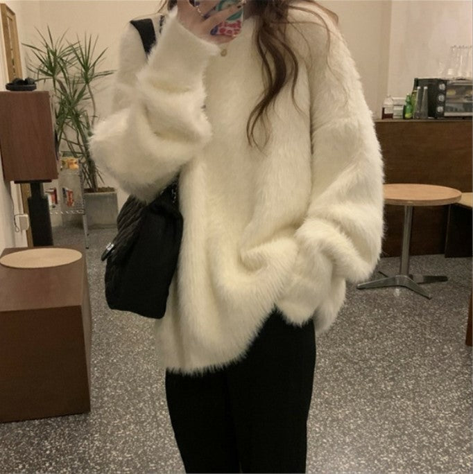 Damen weicher Strickpullover im lässigen Oversized-Stil Mirla-Eva Jonsson