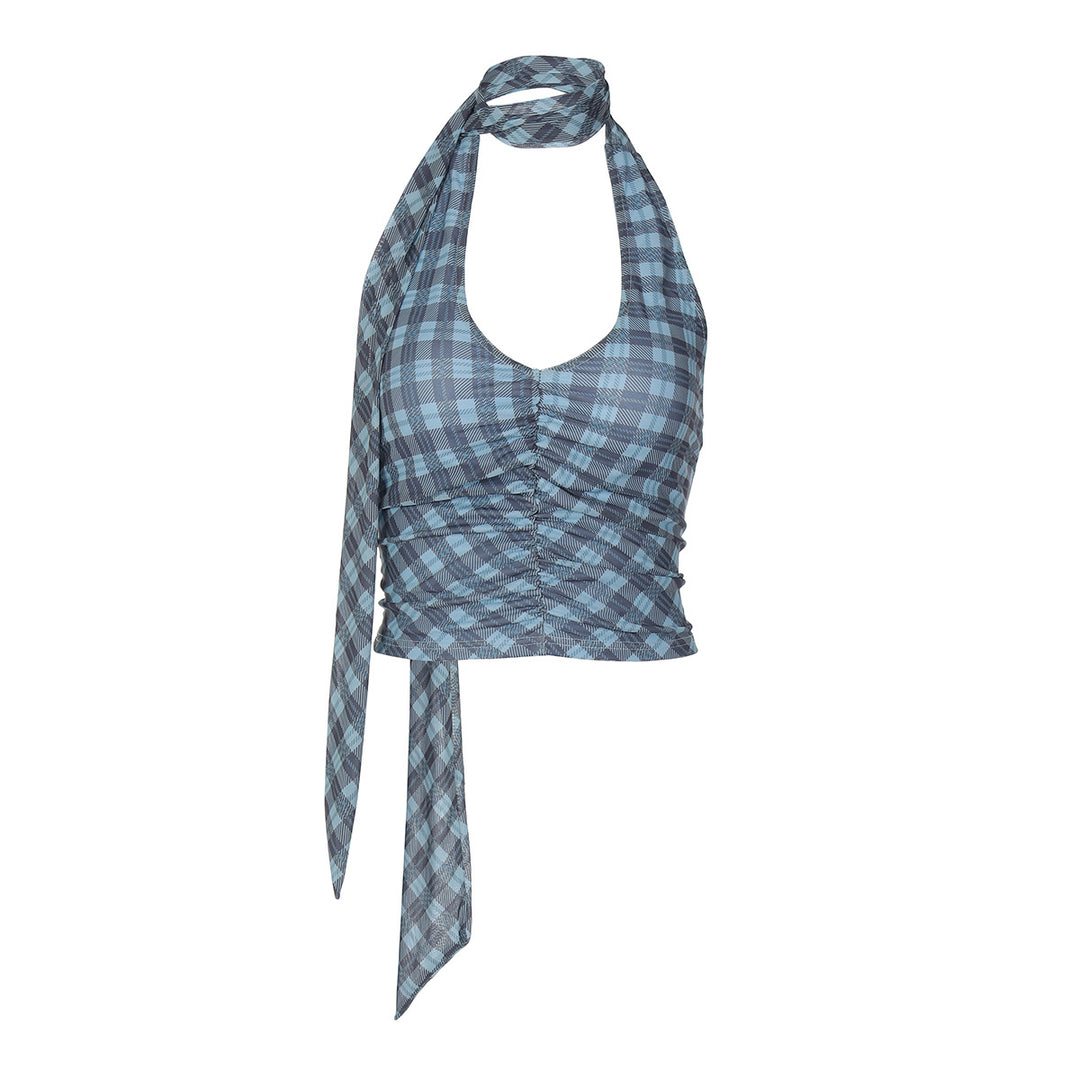 Damen wrap blouse with sophisticated tie design Mirla-Eva Jonsson
