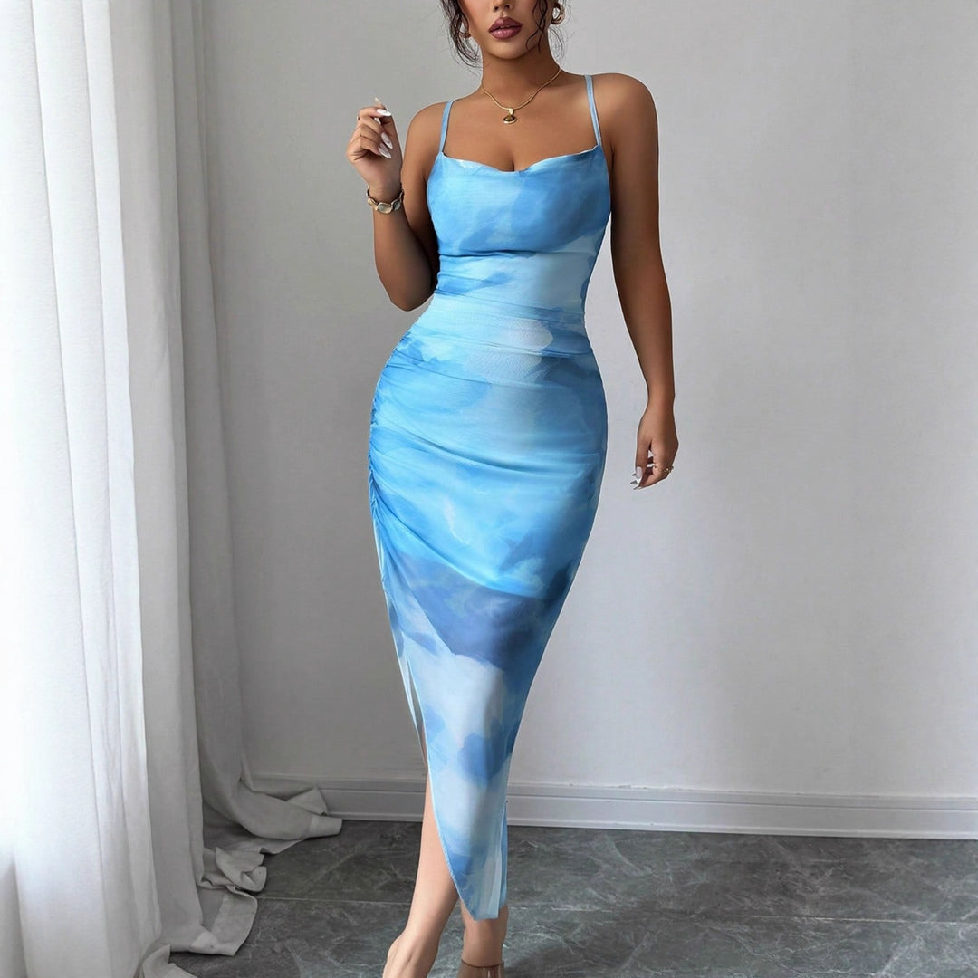 Damen wrap dress with asymmetrical cut and refined ruffle details Mirla-Eva Jonsson