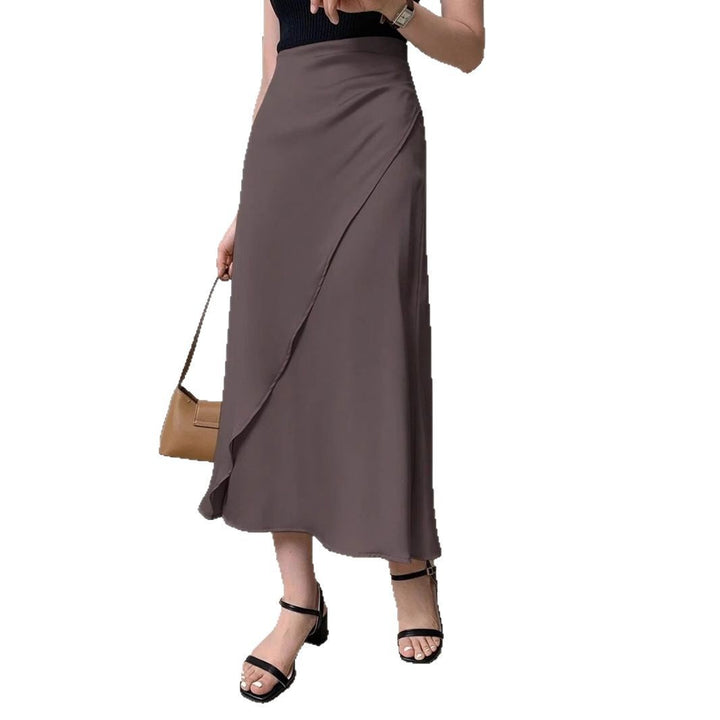 Damen wrap skirt with flowing cut and elegant draping Mirla-Eva Jonsson
