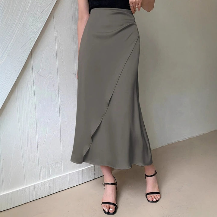 Damen wrap skirt with flowing cut and elegant draping Mirla-Eva Jonsson