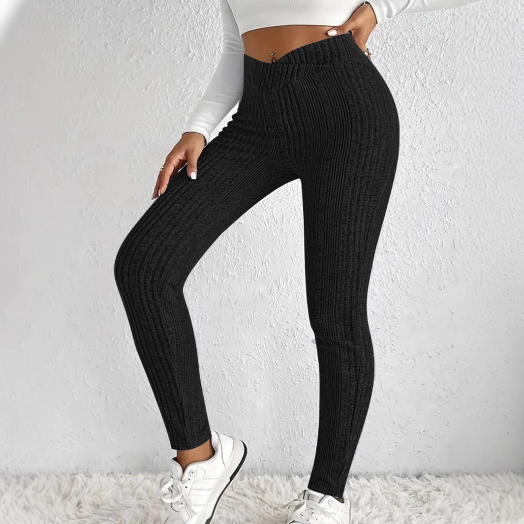 Damengänsliga Ripple leggings av andningsbart stretchmaterial Mirla-Eva Jonsson