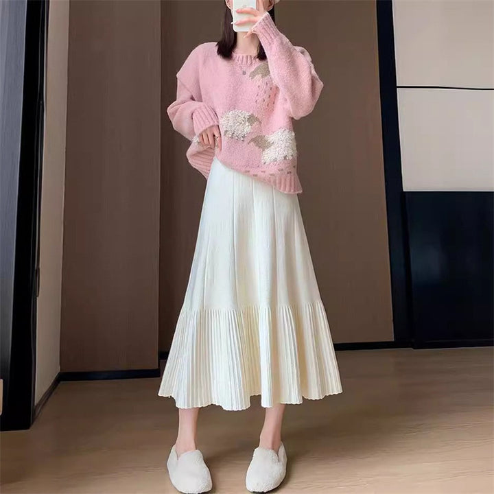 Damens Bekväm tröja med modernt mönster och elegant snitt Eva Jonsson-Eva Jonsson