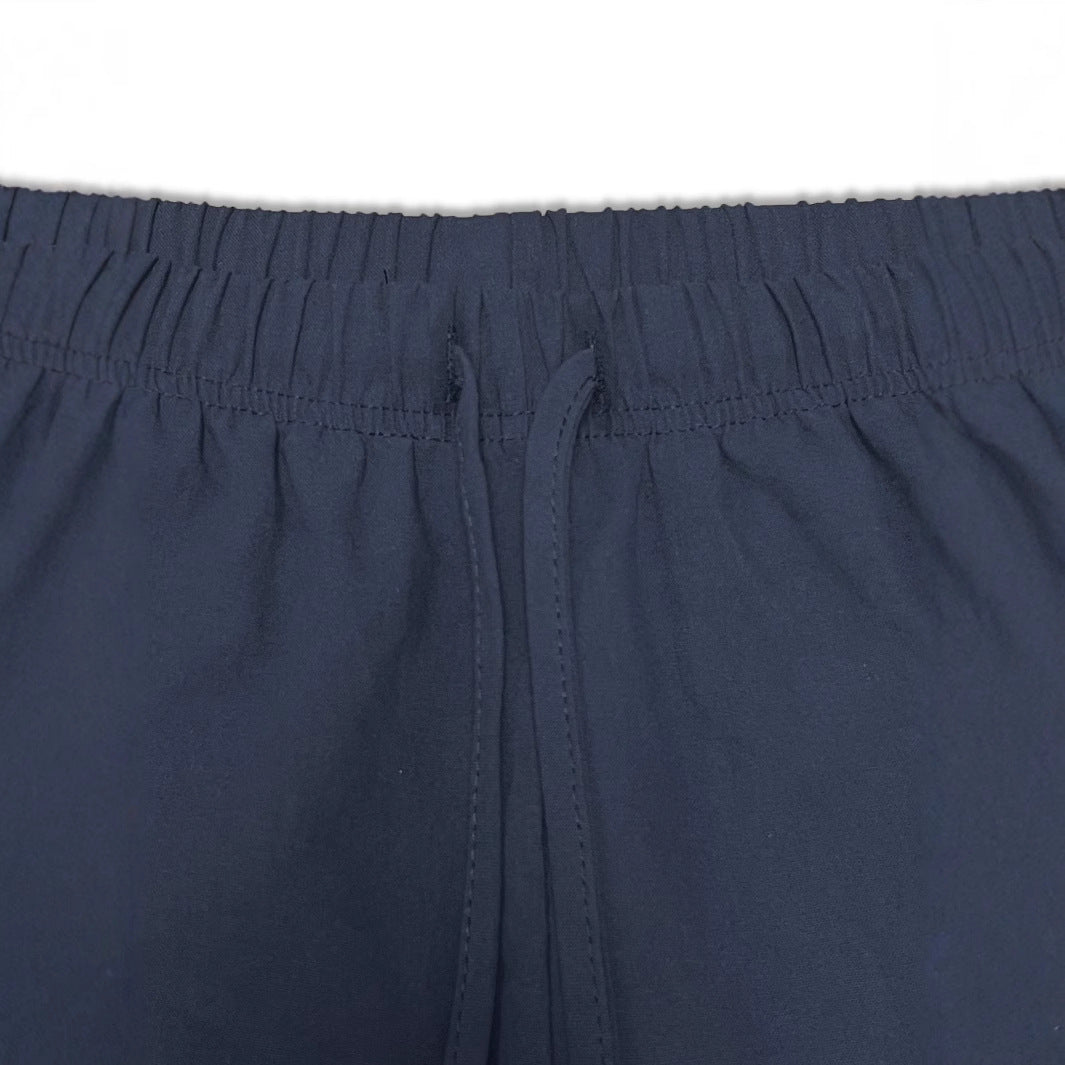 Damens Bekväma sportshorts med elastisk midja och praktisk fickdesign Eva Jonsson-Eva Jonsson