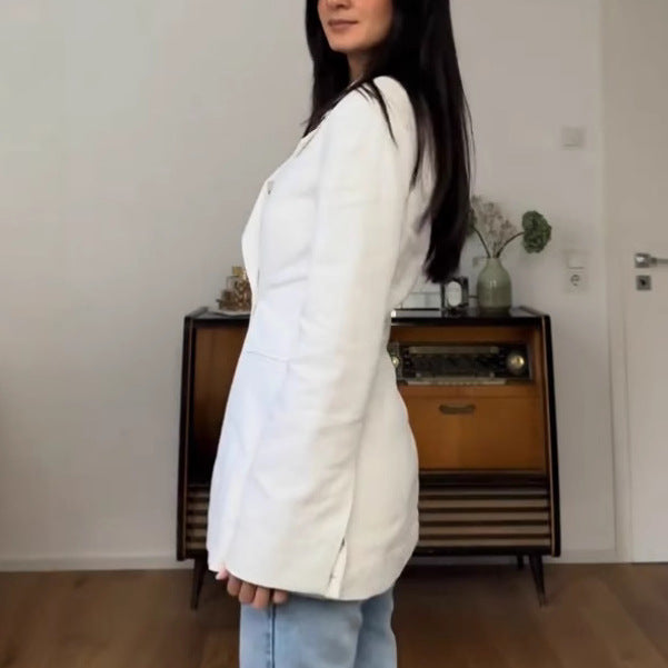 Damens Elegant Oversized Blazer Eva Jonsson-Eva Jonsson
