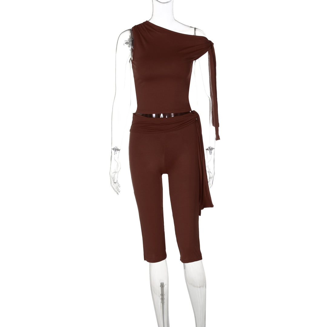Damens Ensidig Jumpsuit med exklusiva draperingar Mirla-Eva Jonsson