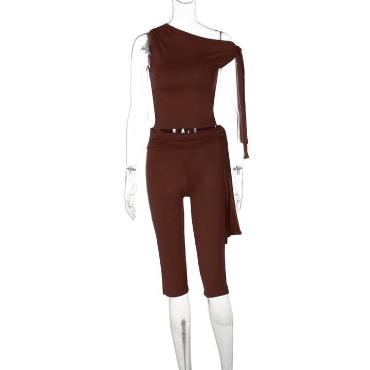 Damens Ensidig Jumpsuit med exklusiva draperingar Mirla-Eva Jonsson