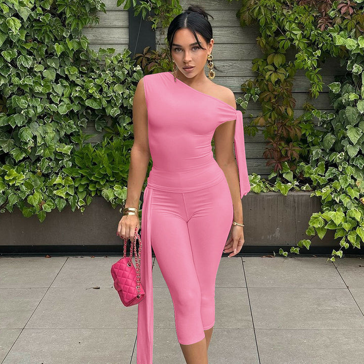 Damens Ensidig Jumpsuit med exklusiva draperingar Mirla-Eva Jonsson
