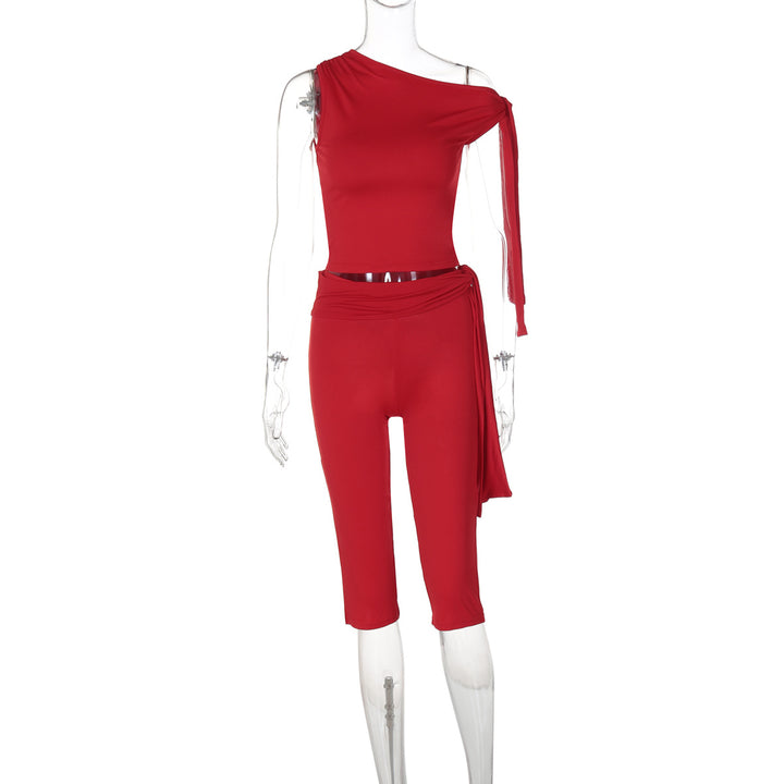 Damens Ensidig Jumpsuit med exklusiva draperingar Mirla-Eva Jonsson