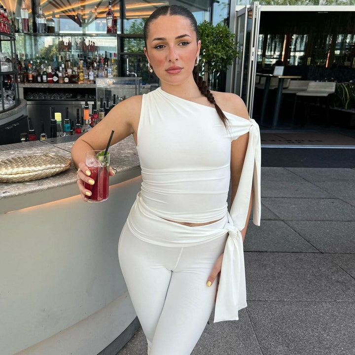Damens Ensidig Jumpsuit med exklusiva draperingar Mirla-Eva Jonsson