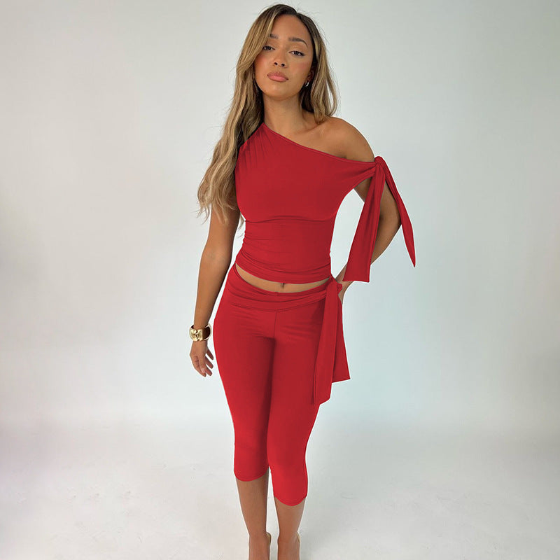 Damens Ensidig Jumpsuit med exklusiva draperingar Mirla-Eva Jonsson