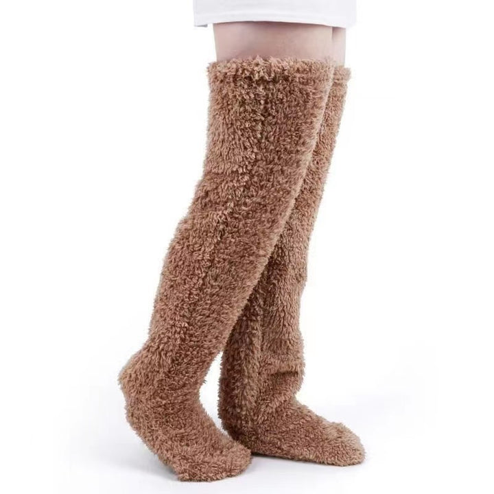 Damens Kramiga Överknä-strumpor i mjuk fleece Eva Jonsson-Eva Jonsson