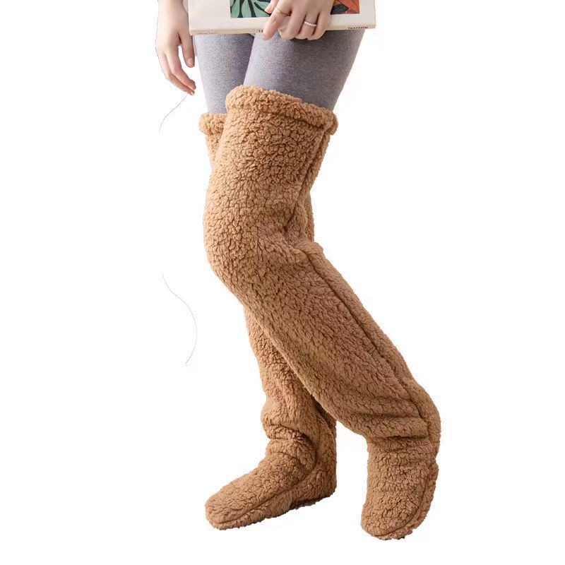 Damens Kramiga Överknä-strumpor i mjuk fleece Eva Jonsson-Eva Jonsson
