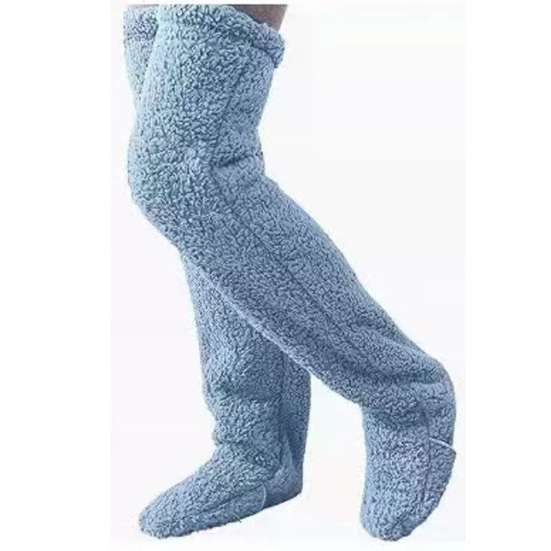 Damens Kramiga Överknä-strumpor i mjuk fleece Mirla-Eva Jonsson
