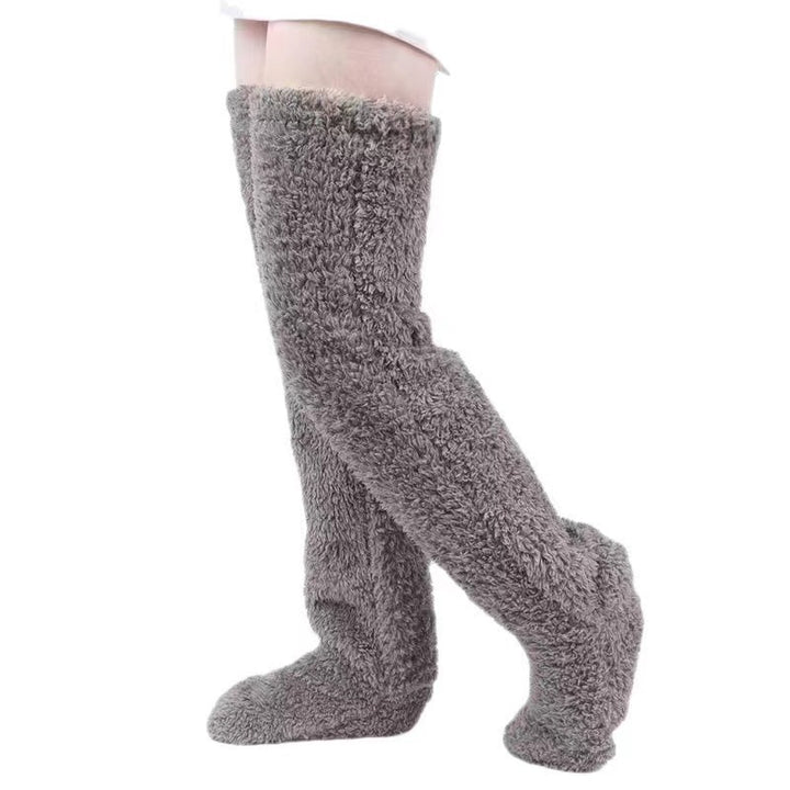 Damens Kramiga Överknä-strumpor i mjuk fleece Mirla-Eva Jonsson