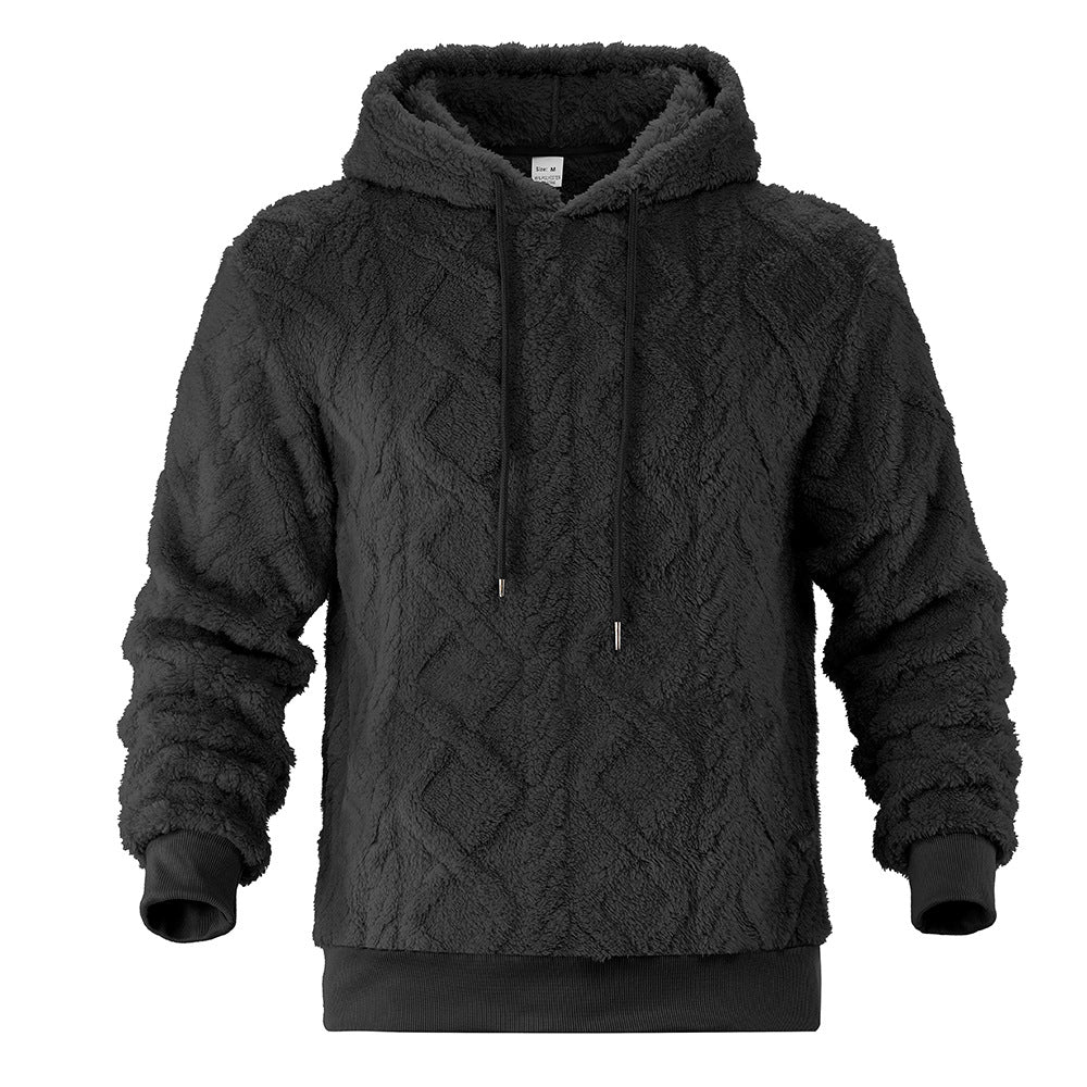 Damens Kramvänlig fleece-hoodie med strukturerad design Mirla-Eva Jonsson