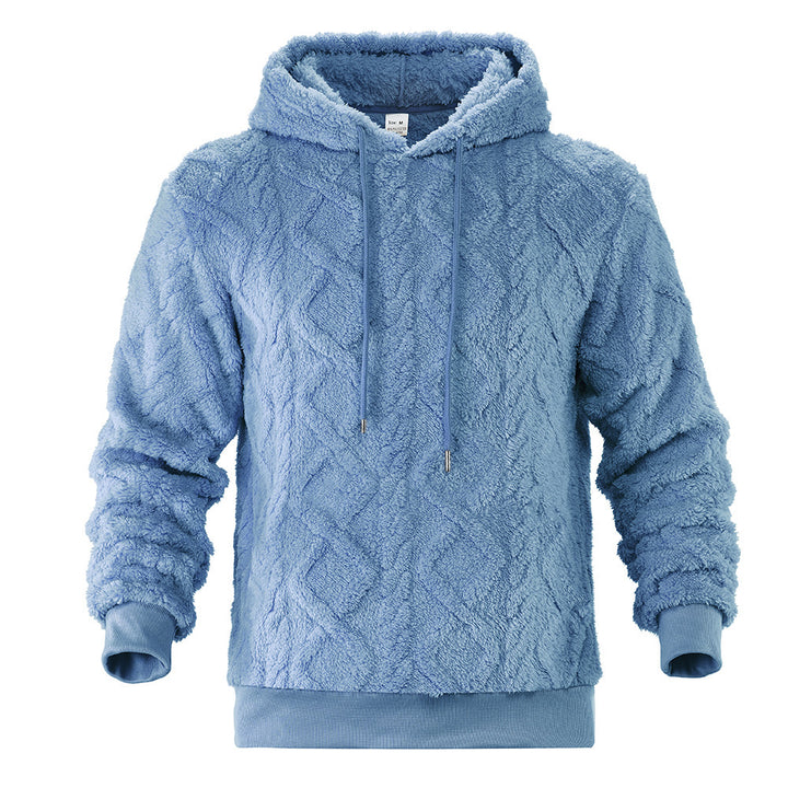 Damens Kramvänlig fleece-hoodie med strukturerad design Mirla-Eva Jonsson