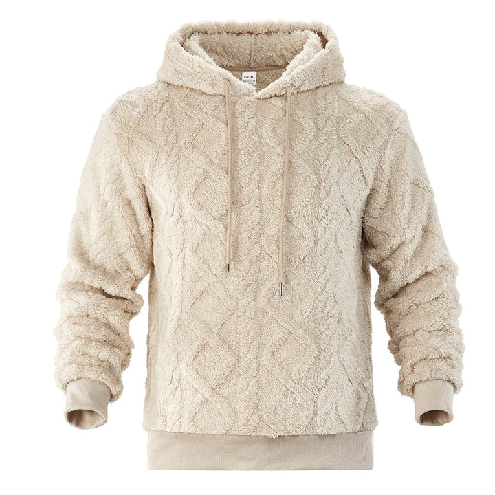 Damens Kramvänlig fleece-hoodie med strukturerad design Mirla-Eva Jonsson