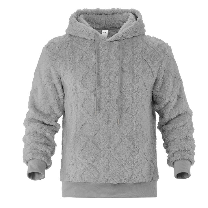 Damens Kramvänlig fleece-hoodie med strukturerad design Mirla-Eva Jonsson