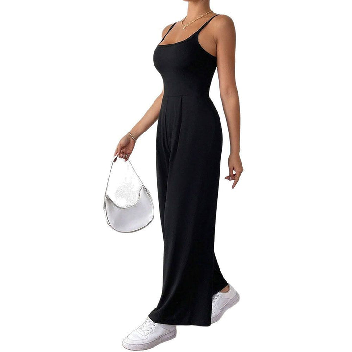 Damens Lätt Jumpsuit med Smala Spaghetti-Band och Flödande Snitt Mirla-Eva Jonsson