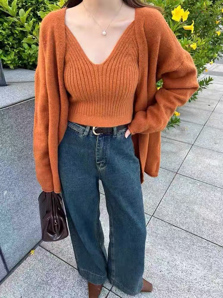 Damens Mjuk Långärmad Cardigan med Knapplist och Bekväm Passform Eva Jonsson-Eva Jonsson