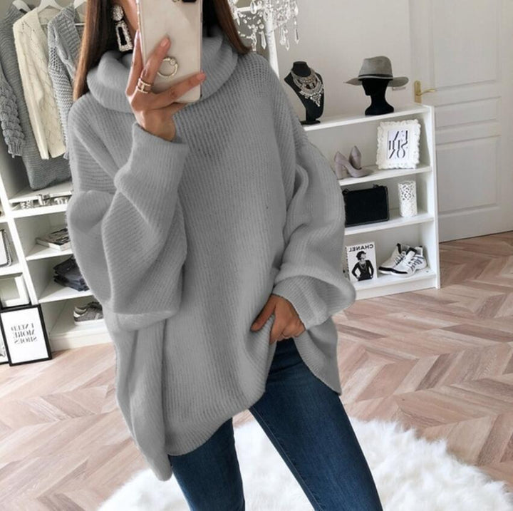 Damens Mjuk Oversized Stickad Tröja Eva Jonsson-Eva Jonsson
