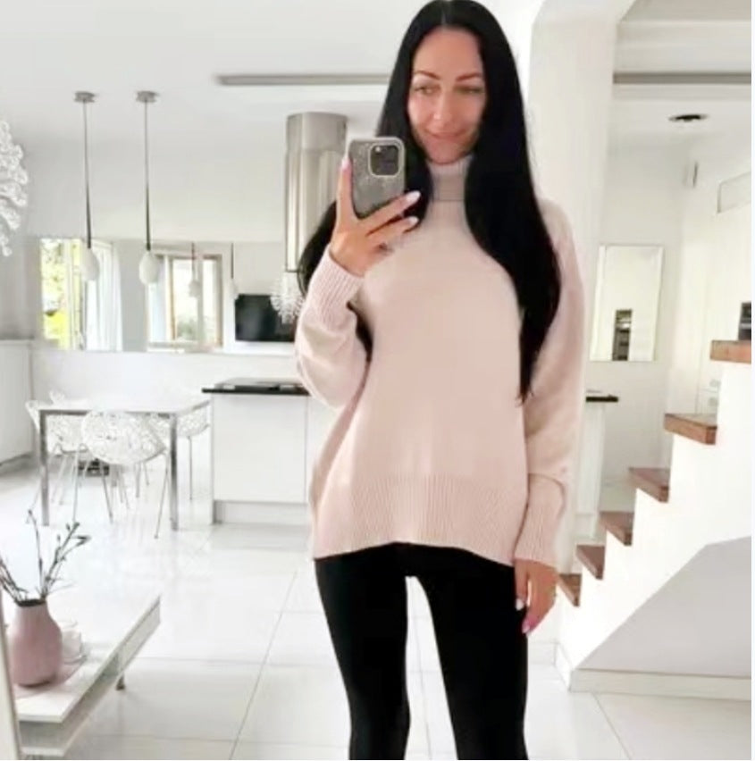 Damens Modischer Rullkragepullover i mjukt material Eva Jonsson-Eva Jonsson