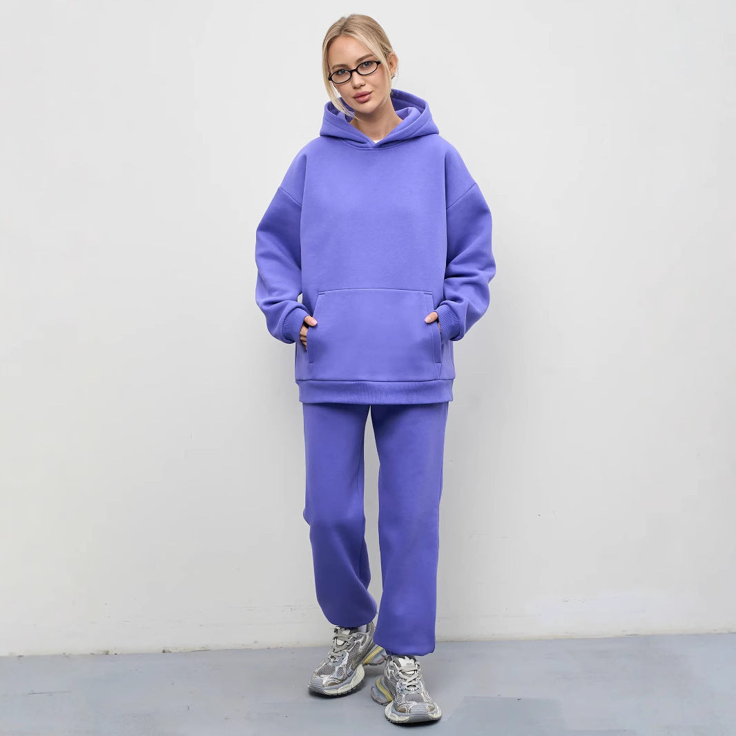 Damens Oversized Hoodie och Bekväma Joggingbyxor i Modern Design-Eva Jonsson