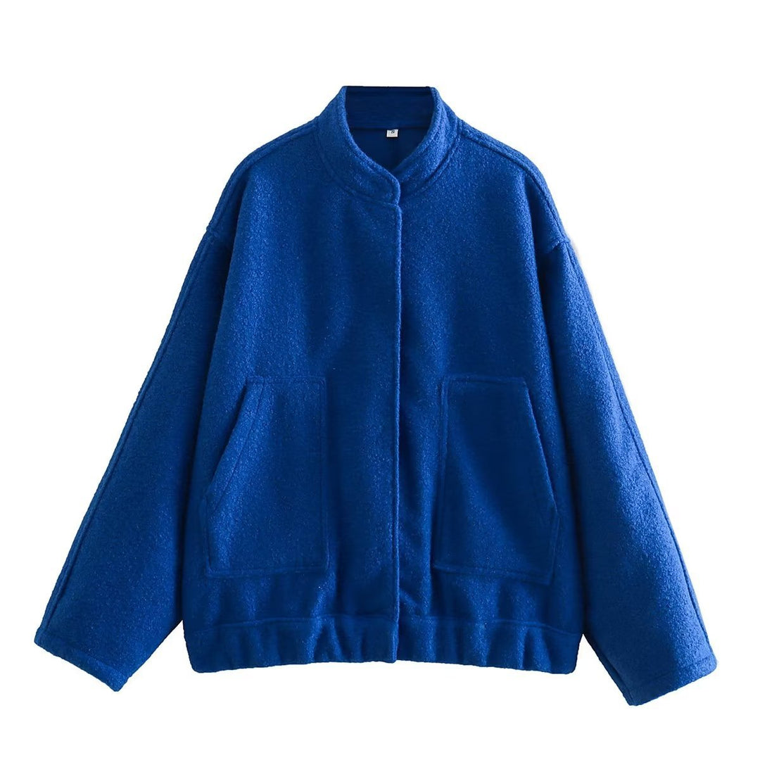 Damens Oversized Ulljacka i enkel design Mirla-Eva Jonsson