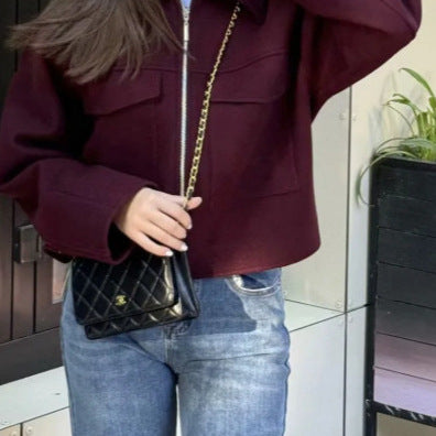 Damens Oversized Utility-Jacka med praktiska plånboksfickor Mirla-Eva Jonsson