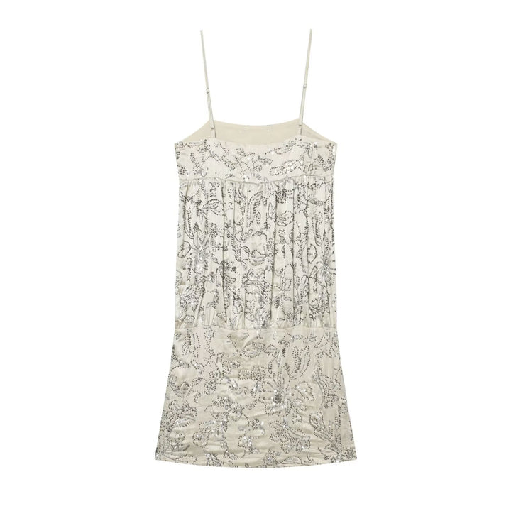 Damens Spaghetti strap dress with playful floral design and loose fit Mirla-Eva Jonsson