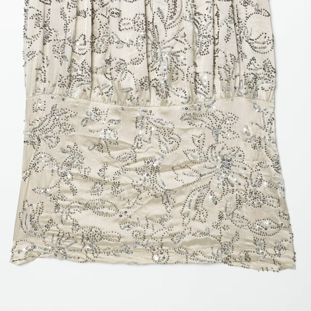 Damens Spaghetti strap dress with playful floral design and loose fit Mirla-Eva Jonsson
