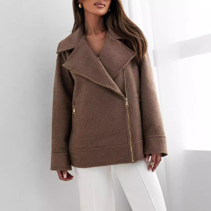 Damens Stilfull Oversized Ulljacka Mirla-Eva Jonsson