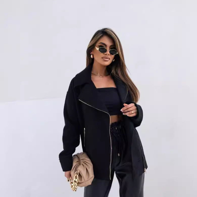 Damens Stilfull Oversized Ulljacka Mirla-Eva Jonsson
