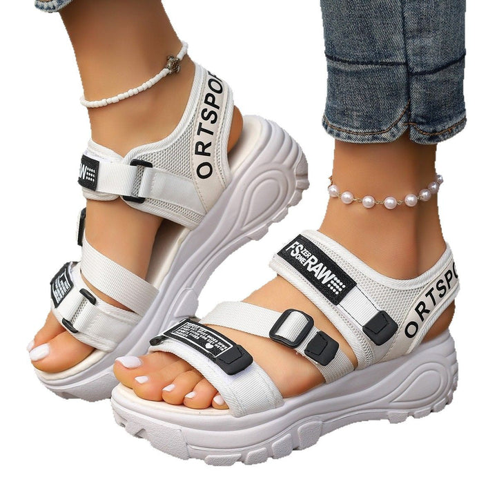 Damens Wedge-sandaler med justerbara remmar och halkfri sula Mirla-Eva Jonsson