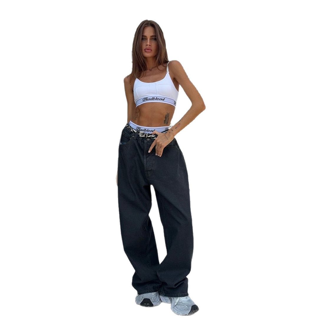 Damens avslappnad oversized jeansskjorta Mirla-Eva Jonsson