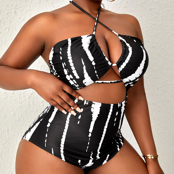 Damens bikini-set med moderiktig vikdetalj och hög benöppning Mirla-Eva Jonsson