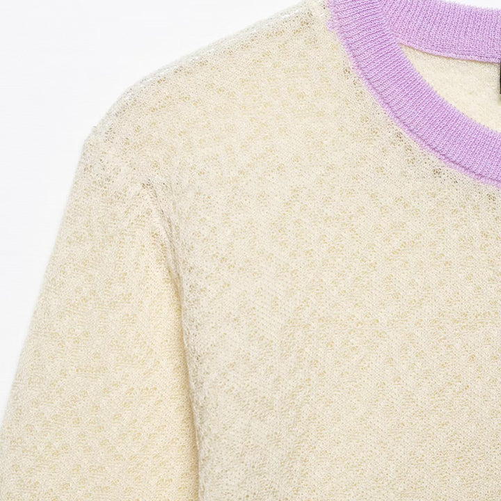 Damens cardigan med knäppning och elegant strukturell design Mirla-Eva Jonsson