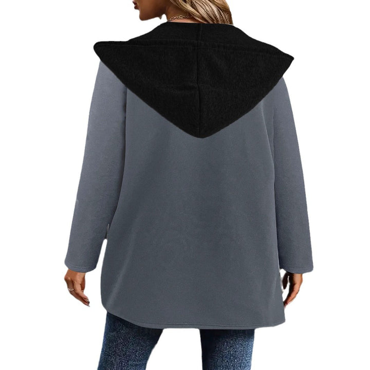 Damens casual hoodie med sidfickor och modern skärning Mirla-Eva Jonsson