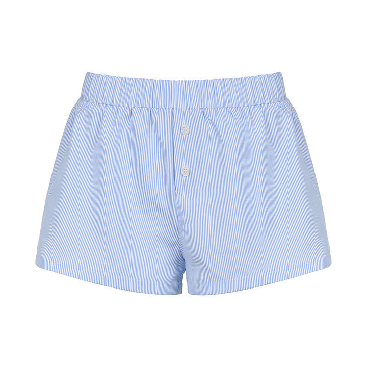 Damen's comfortable cotton shorts with button details Mirla-Eva Jonsson