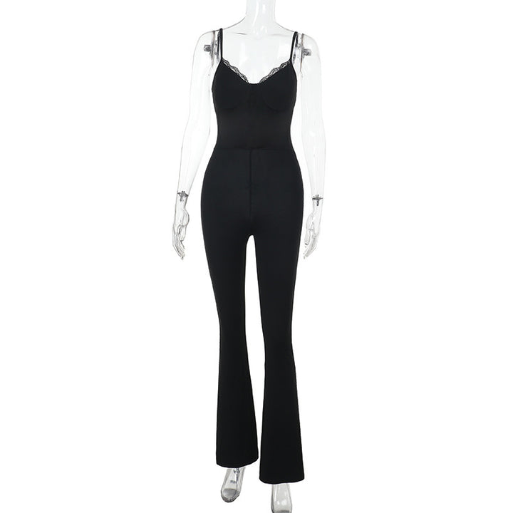 Damens elegant bodysuit med förförande spetsdetaljer och figurnära passform Mirla-Eva Jonsson