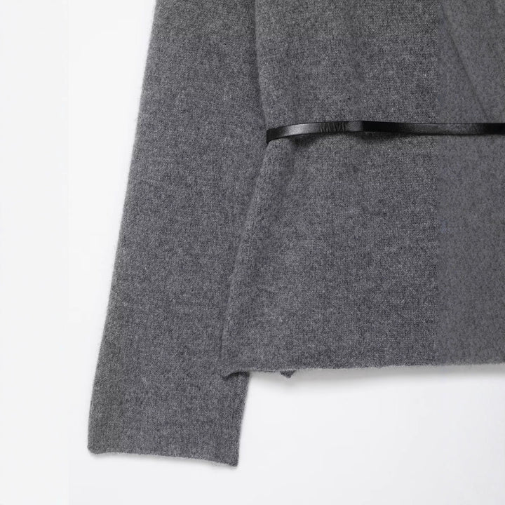Damens elegant cardigan med midjebälte Mirla-Eva Jonsson