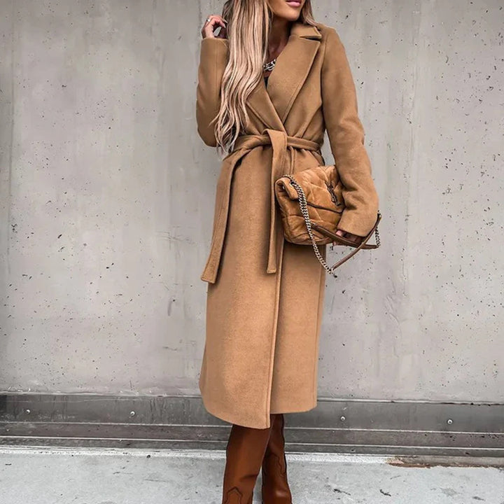 Damens elegant och varm ullkappa Eva Jonsson-Eva Jonsson