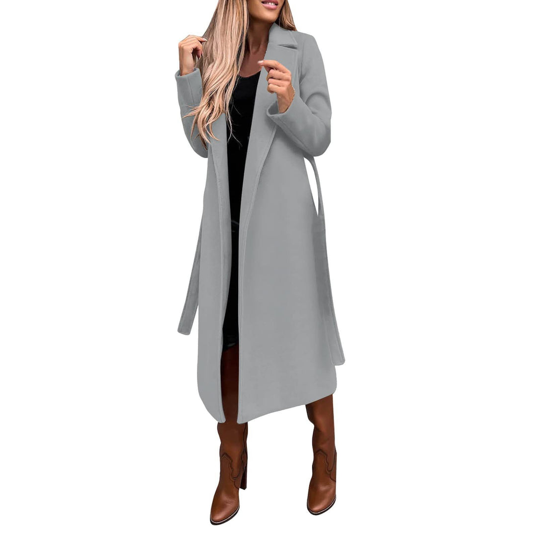 Damens elegant och varm ullkappa Eva Jonsson-Eva Jonsson